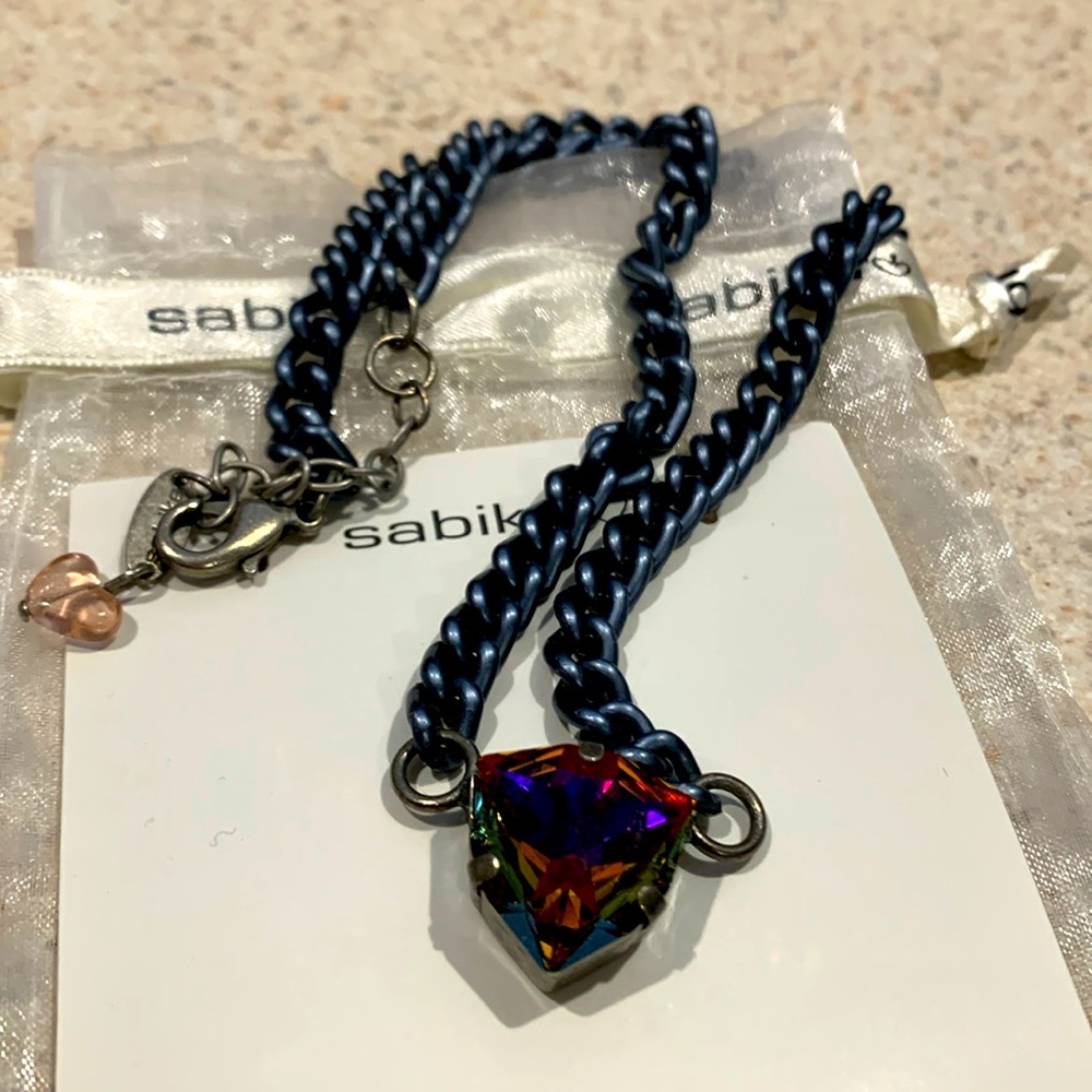 Sabika one stone necklace